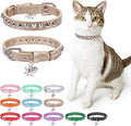 Leather Cat Collars for Boy Girl Cats by DILLYBUD