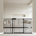 WAOWAO Baby Gate 57.48-62.20" Extra Wide Pressure Mounted Walk Through Swing by WAOWAOBABYSAFETYPRODUCTS