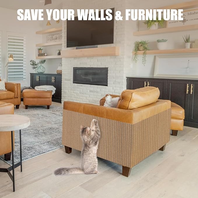 Cat Scratcher Mat-Cork Cat Scratch Pad Rug-cat Couch Protector-Wall Scratchers - Image 7