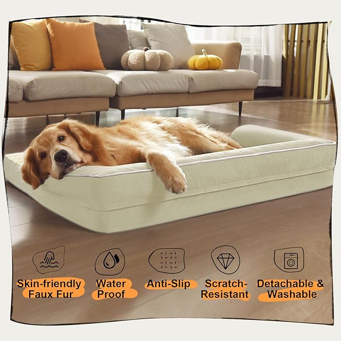 Small Dog Bed Orthopedic Washable Cat Bed Memory Foam Small Couch Sofa Indoor - Image 6