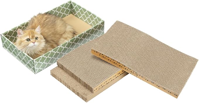 MECOOL Cat Scratching Board，3PC Scratch Pad by MECOOL