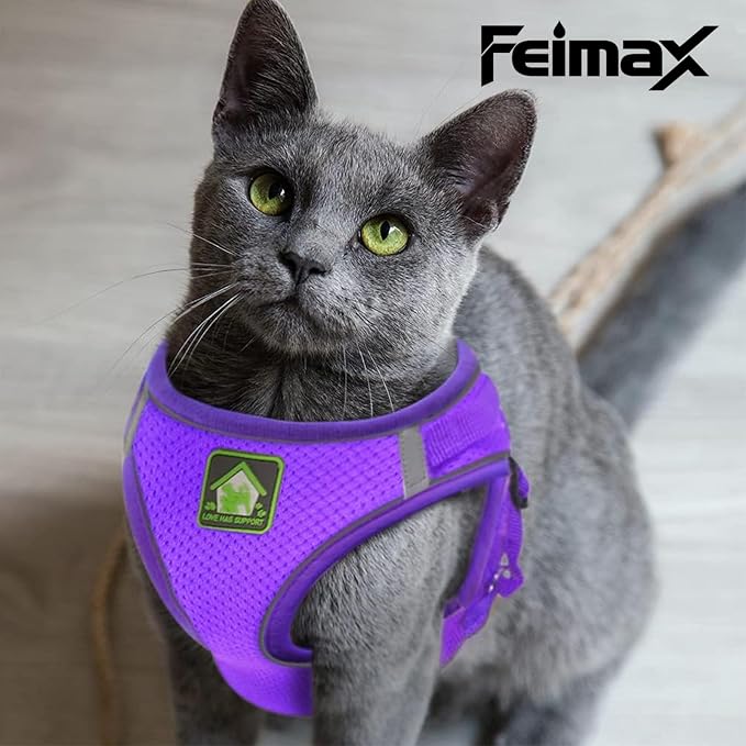 FEimaX Dog Harness and Leash Set, No-Pull Breathable Soft Mesh Puppy Vest - Image 5