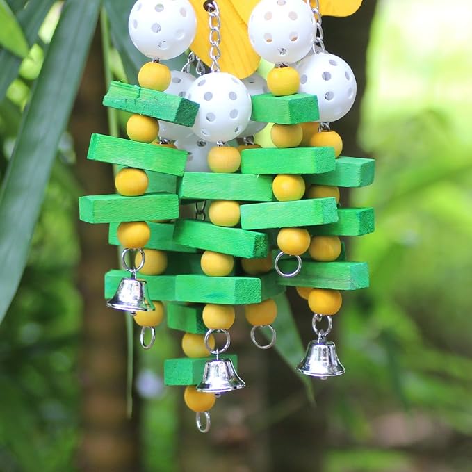 Bird Chewing Toy Large Medium Parrot Cage Bite Toys African Grey Macaws - Image 7