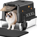 L8 Max-XXXL Stainless Steel Litter Box by PalNests