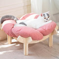 CHEERHOME PETS Elevated Cat Bed Wooden by CHEERPALS