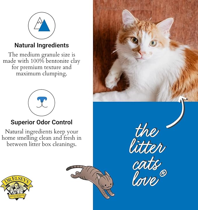 Dr. Elsey's Ultra UnScented Clumping Clay Cat Litter 40 lb. Bag - Image 4