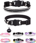 Cat Collars for Girl Cats with Rhinestone Soft Velvet, Breakaway Cat Collars by Aecllcea