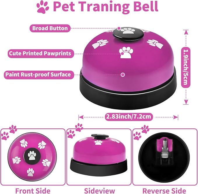 2 Pack Dog Doorbells, Pet Training Bells - Image 3