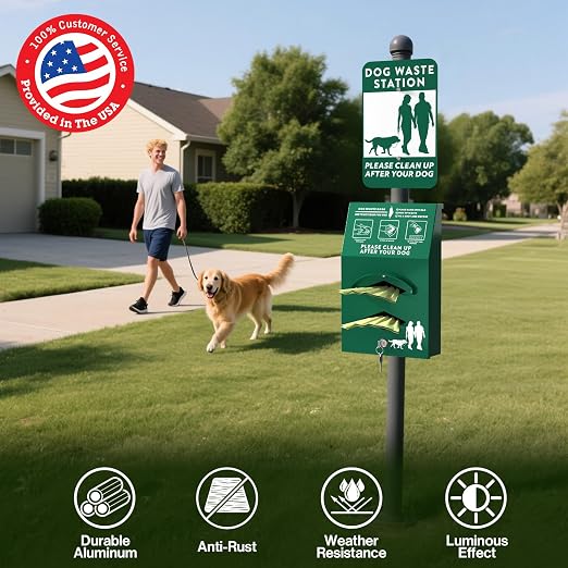 Aluminum Outdoor Dog Bag Dispenser - Image 2