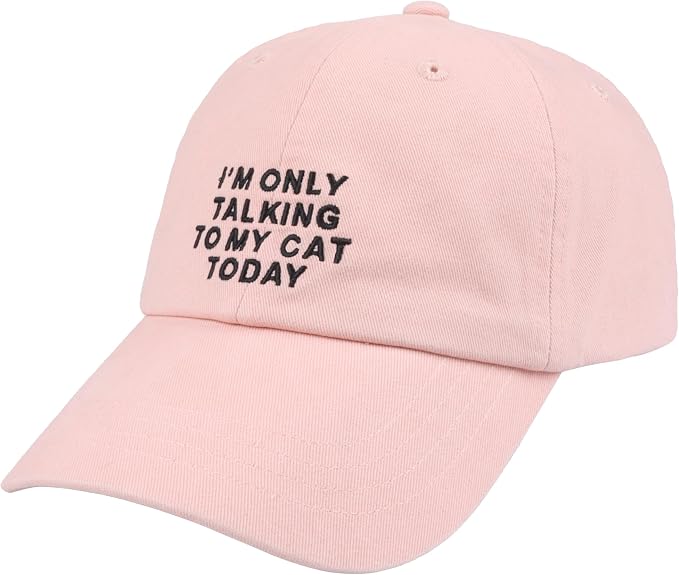Cat Mom & Dad Hats for Proud Cat Parents | for Men & Women | Embroidered Text - Image 2