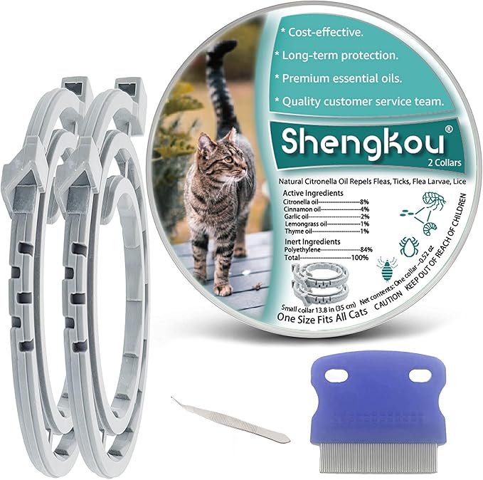 Flea and Tick Collar for Cats by Safecost-effectiveproducts