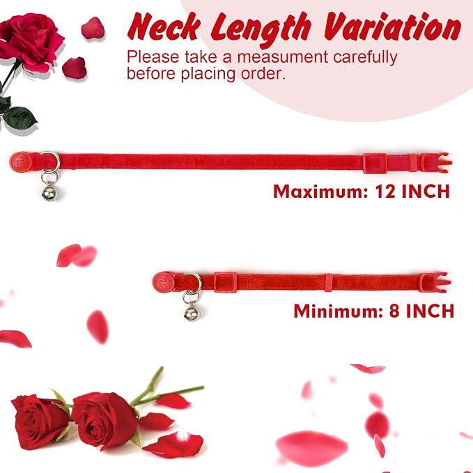 azuza 2 Pack Cat Collar Floral - Image 6