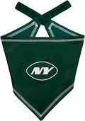 Pets First NFL New York Jets TIE Bandana, Size Large/X-Large. Dog Bandana Scarf by PETSFIRST