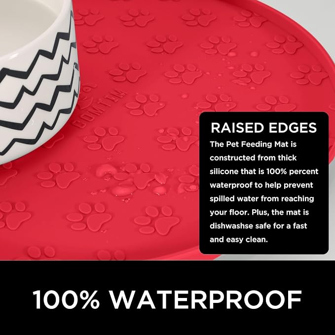 Comtim Waterproof Dog Food Mat - Image 2