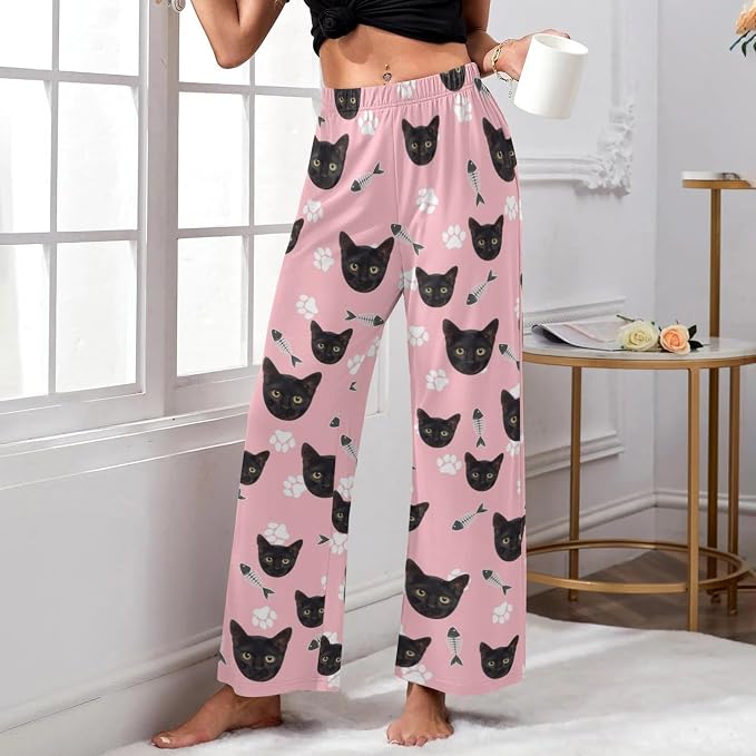 Custom Pajamas Pants with Photo - Image 4