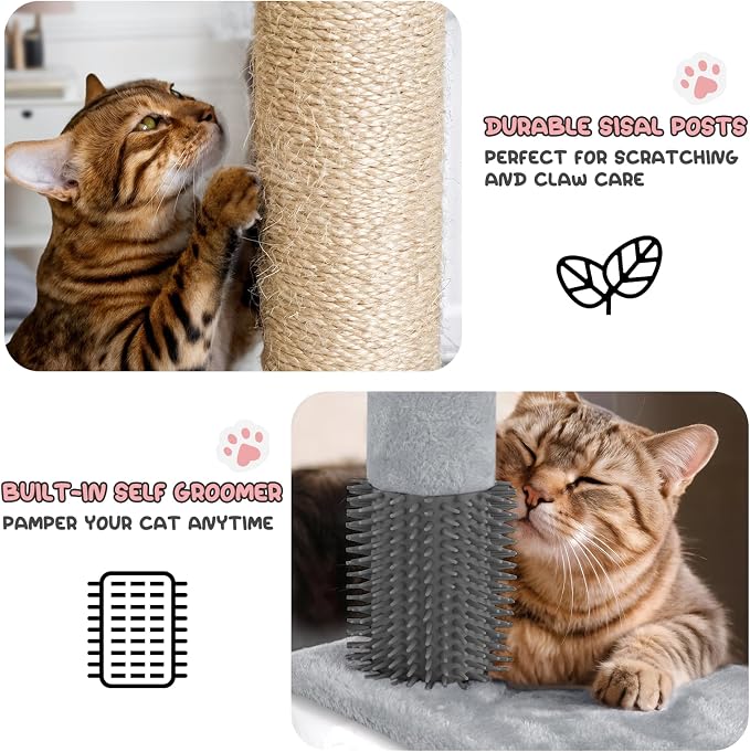 MoNiBloom 54 Inch Cat Tree Tower - Image 6