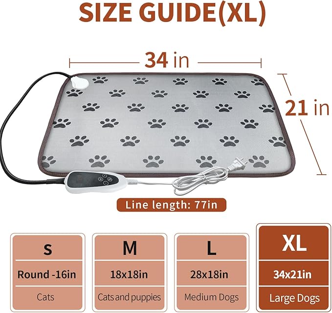 Large Dog Heating Pad 34x21in - Image 2