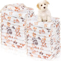 Chumia 40 Pcs Blankets Soft Fluffy Fleece Washable Pet Dog Sleep mat Paw Print by Chumia