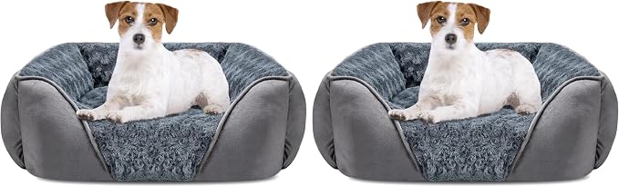 INVENHO Dog Bed Medium Size Dog, Orthopedic Warming Soft Calming Sleeping Puppy by INVENHO