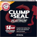 ARM & Hammer Clump & Seal Platinum Cat Litter, 14-Day Odor Control, Rock-Hard by ARMHAMMER