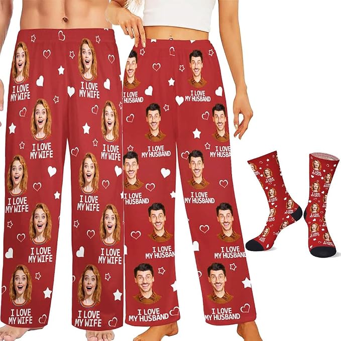 Custom Pajamas Pants with Photo by Unknown