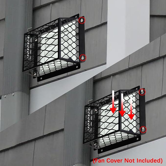 Dryer Vent Cover Guard, Dryer Vent Bird Guard Cagefor Most 3" to 4" Exhaust Fan - Image 5