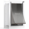 Baboni Pet Door for Wall, Steel Frame and Telescoping Tunnel, Aluminum Lock by Baboni