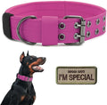 Tactical Dog Collar Military Adjustable Dog Collars Soft Nylon Training Collar by Periflowin