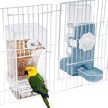 No Mess Bird Feeder Water Dispenser Set, Parakeet Cage Accessories, Bird Feeder by lemtrflo