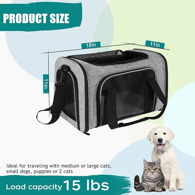 Top tasta Dog Cat Carrier Pet Carriers - Image 2