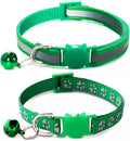 Green Breakaway Kitten Collar by HimyBB