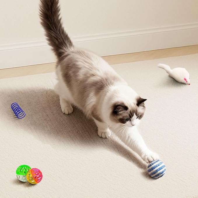 Cat Toys for Indoor Cats, 34 Packs Interactive Cat Toy Set - Image 4