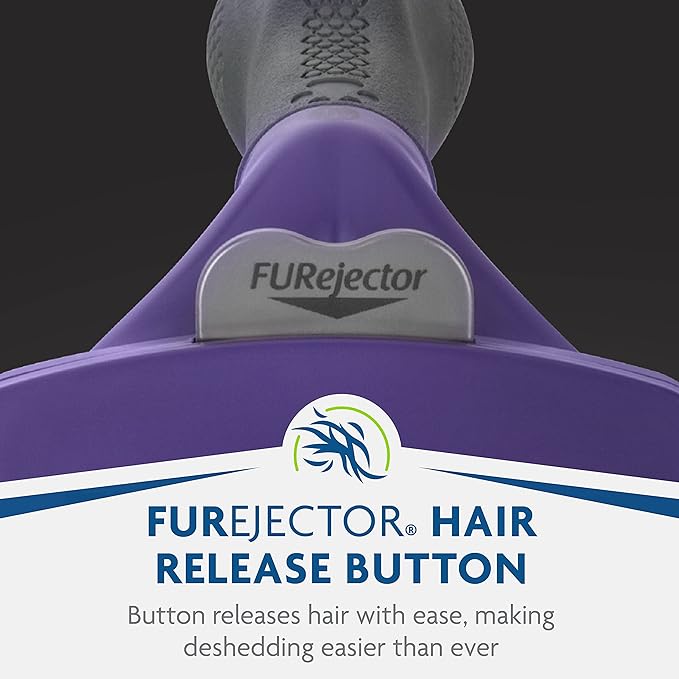 FURminator® deShedding Tool For Medium/Large Cats, Long Hair, Removes Loose - Image 7