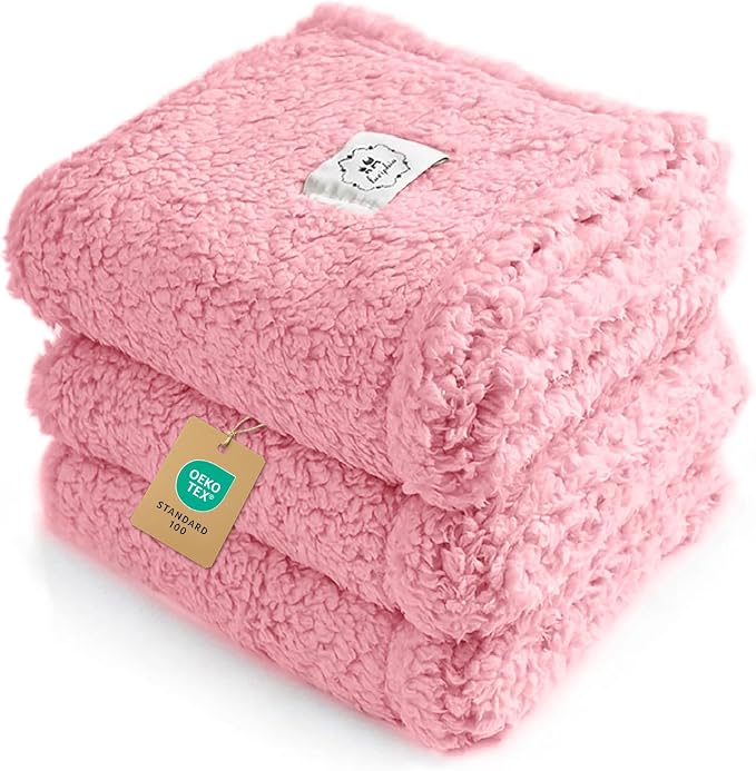 Luciphia 1 Pack 3 Calming Dog Blanket Fluffy Premium Fleece Pet Blankets Soft by luciphia