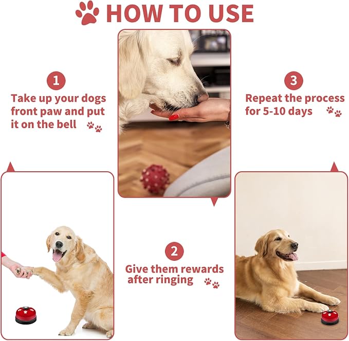 2 Pack Dog Doorbells, Pet Training Bells - Image 6