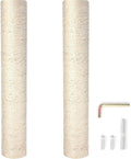 PowerKing Natural Sisal Replacement Scratching Post, 15.7'' 2 Pieces M8 Cat by PowerKing