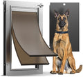 All Aluminum Dog Door, Rust Proof Heavy Duty Large Dog Door by HomePage