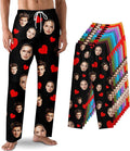 Custom Pajama Pants with Face customized PJ Pants Christmas Valentine gifts by Unknown
