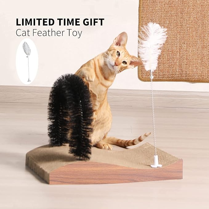 FUKUMARU Cat Self Groomer, 2.0 Version Cat Arch Face Scratcher - Image 4