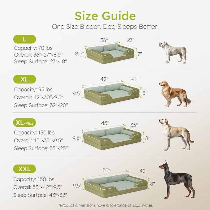 Extra Large Dog Bed, Orthopedic Dog Bed - Image 8