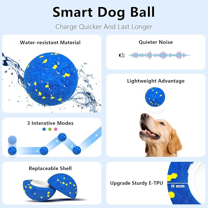 Interactive Dog Toy Ball, Interactive Dog Toys - Image 2