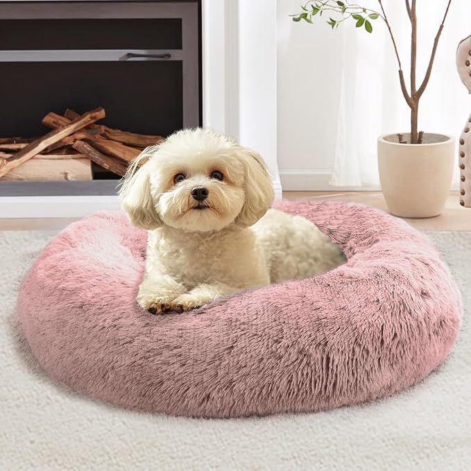 JOLLYVOGUE Calming Dog Bed for Small Dogs by JOLLYVOGUE