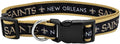 Pets First NFL New Orleans Saints Licensed PET COLLAR, Small by PETSFIRST