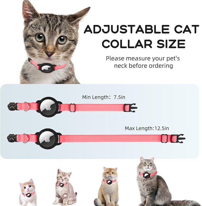 AirTag Cat Collars, Stretchy Collar - Image 6
