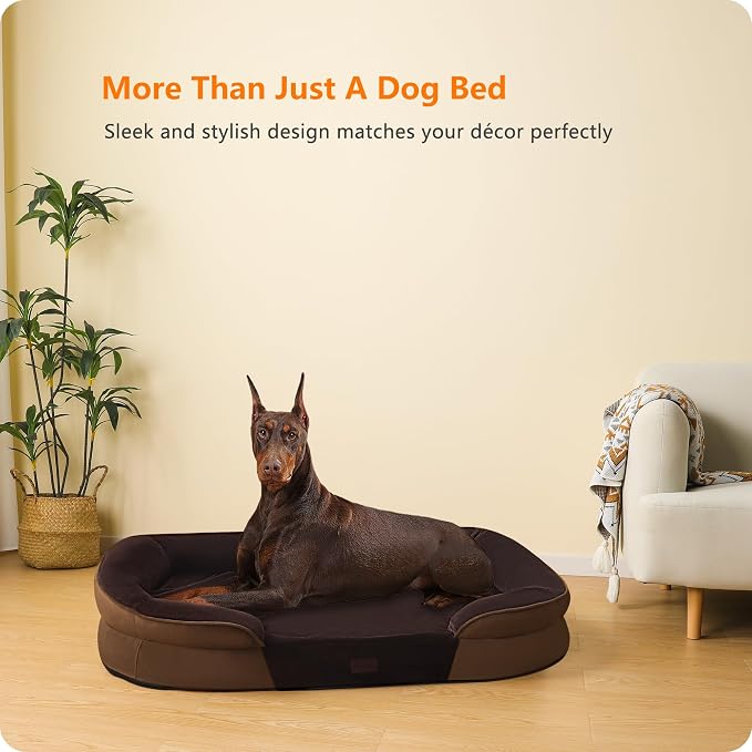 Dwanton Orthopedic Dog Bed for Extra Extra Large Dogs - Image 9