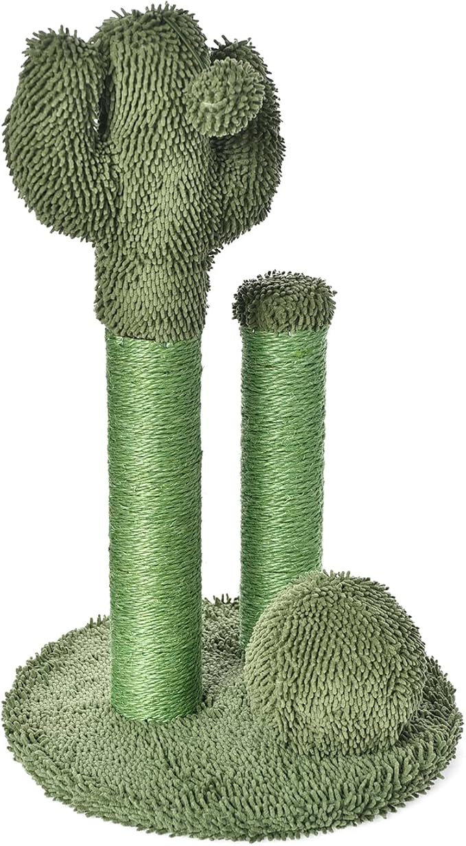 Amazon Basics Cat Scratching Post, Indoor Cactus Triple Posts by AmazonBasics
