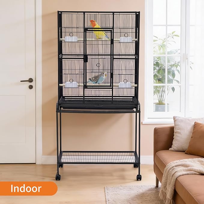 GarveeHome 62.6" H Large Bird Cage, Bird Cage - Image 8