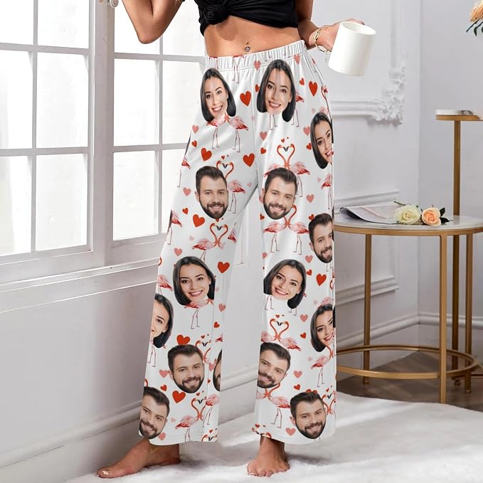 Custom Pajamas Pants with Photo - Image 4