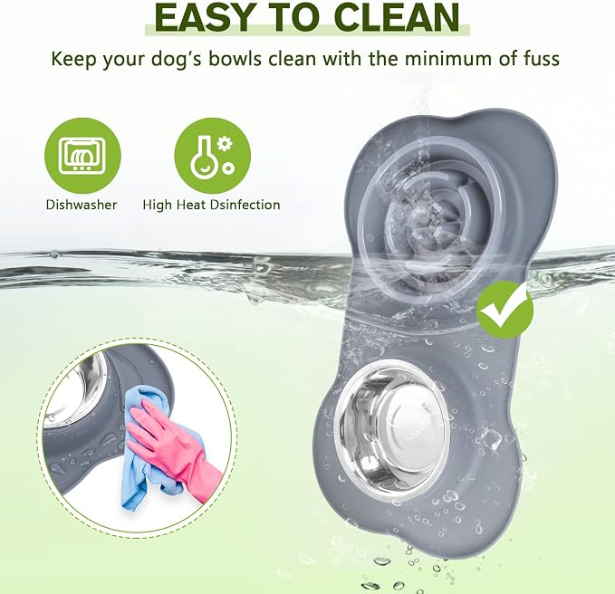 Pecute Slow Feeder Dog Bowls to Slow Down Eating, Dog Bowl Slow Feeder - Image 6
