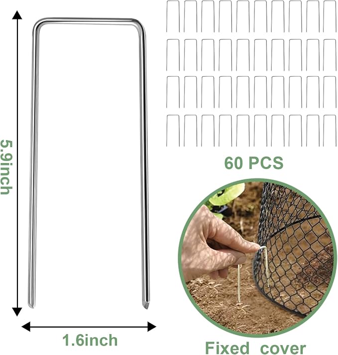 20 Pcs 9"×9" Chicken Wire Plant Protectors from Animals, Plant Cage Garden - Image 4